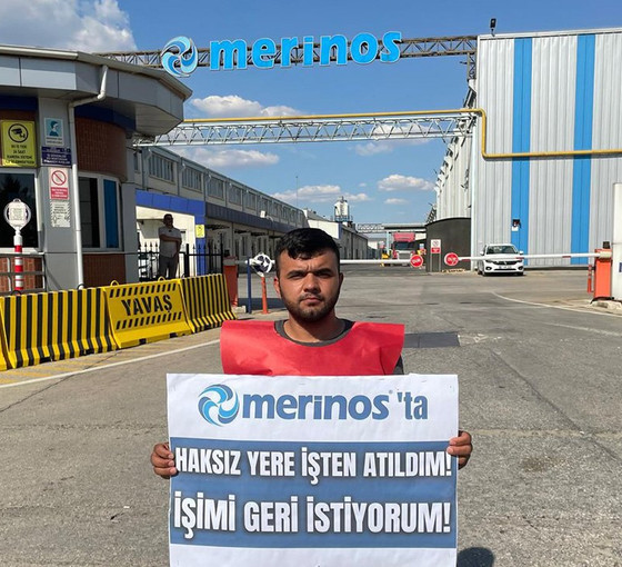 Merinos işçisinin 25 günlük direnişi kazanımla bitti