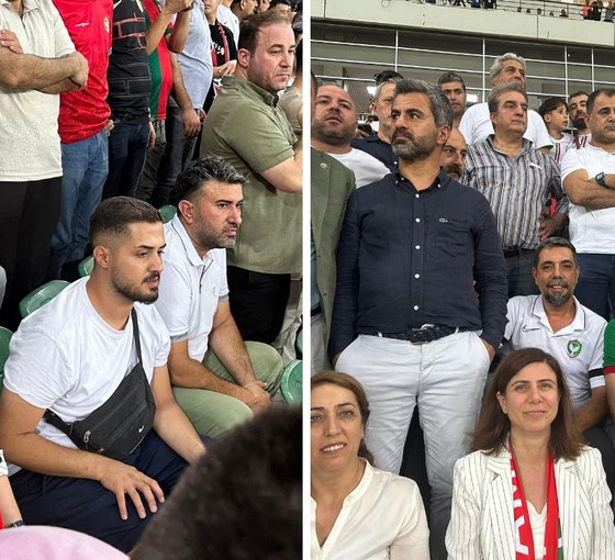 Amedspor - İstanbulspor maçında protokol krizi: Eşbaşkanlar maçı taraftarlarla izledi