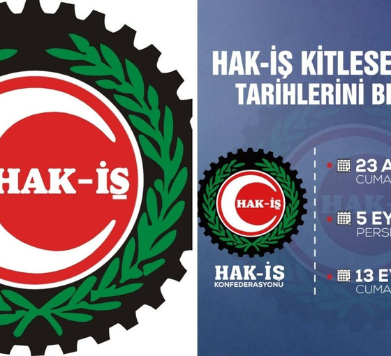 Hak-İş Konfederasyonu üç ilde miting düzenleyecek