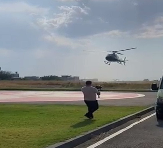Iğdır-Erivan arasında ilk kez hava trafiği kuruldu: Ambulans helikopter, ağır durumdaki Ermenistan vatandaşını geri götürdü