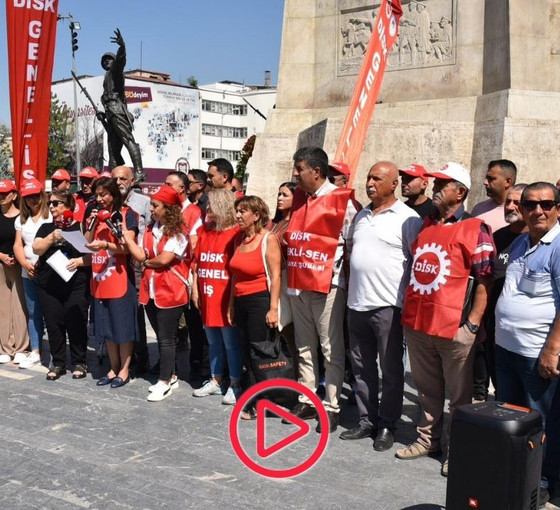 DİSK'ten Ankara'da 'Artık yeter, geçinemiyoruz' eylemi