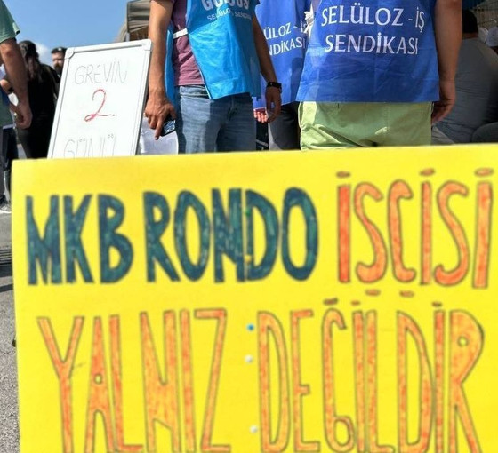 MKB Rondo fabrikasında işçiler zam talebiyle grevde