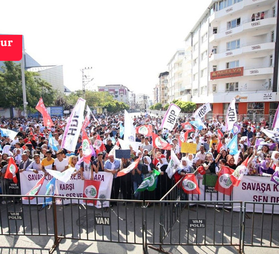 Van'da 1 Eylül Dünya Barış Günü mitingi: Bakırhan ve Karagöz konuşacak