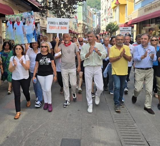 Ordu'da 100 kilometrelik fındık yürüyüşü: 'Bıçak kemiğe dayandı'