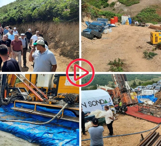 Ordu'da maden sondajına tepki: Halk çalışmayı durdurdu