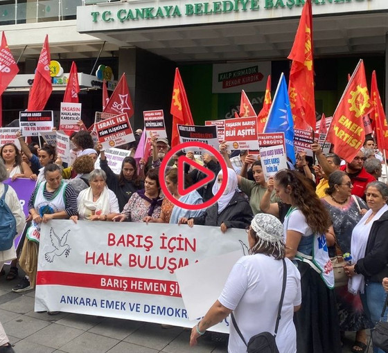 Ankara’da 1 Eylül yürüyüşü: ‘AKP-MHP ittifakının ayakta durmasının koşulu, savaş ve gerginlik yaratmaktır’
