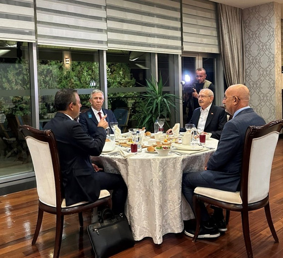 Özgür Özel, Kemal Kılıçdaroğlu ve Mansur Yavaş bir araya geldi