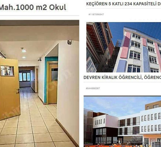 Öğrencileriyle satılık okullar: Özel eğitim kurumları emlak sitelerinde