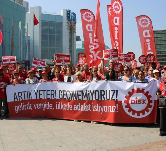 DİSK'ten 'Artık yeter, geçinemiyoruz!' eylemi: '13 Eylül’de Mersin'den başlayarak mitingler yapacağız'