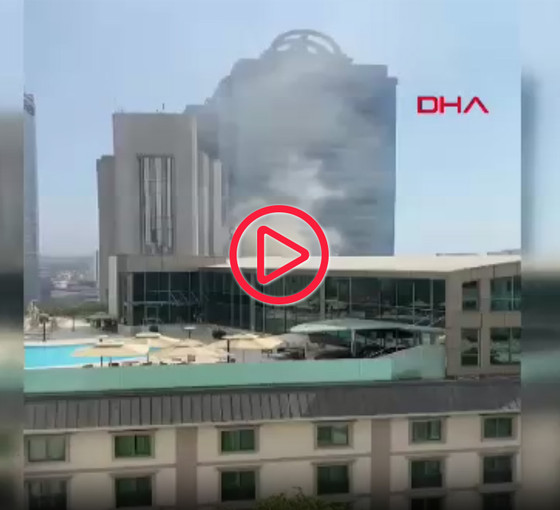 Şişli'de plaza yangını