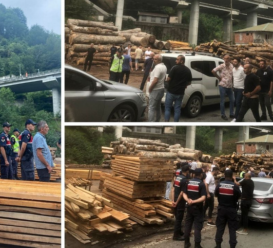Hopalı gençler kereste atölyelerinin faaliyetlerini durdurdu: 'Sizi burada istemiyoruz'