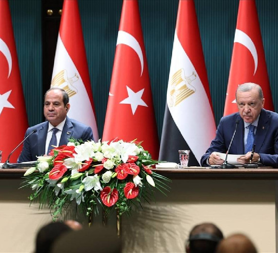 Sisi ile ortak basın toplantısı düzenleyen Erdoğan: Filistin meselesinde ortak duruşa sahibiz, Gazze için birlikte çalışacağız