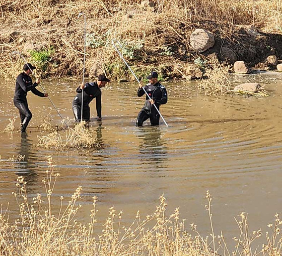 Narin'i arama çalışmaları 18'inci gününde: Gölet yine arandı, iz bulunamadı