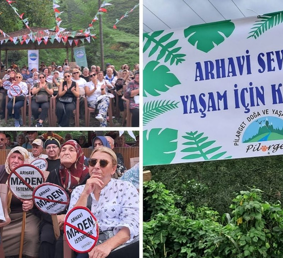 Arhavi'de 'Toprağımıza sahip çıkıyoruz' buluşması: 'Cengiz haddini bilecek ve gidecek'