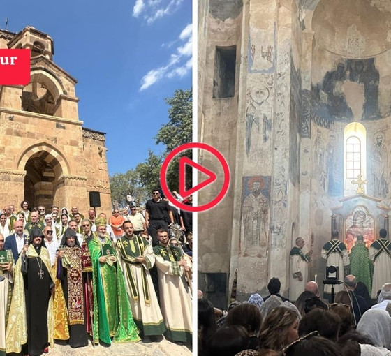 Akhtamar Adası Surp Haç Kilisesi'nde 12. ayin düzenlendi