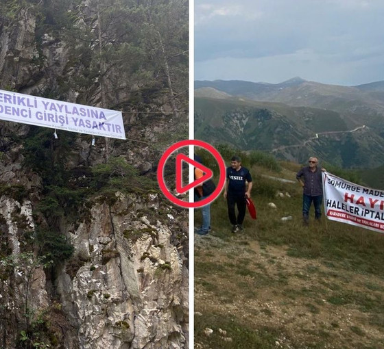 Trabzon Araklı halkı, altın madenine karşı direniyor: 'Buralar bize dedelerimizden atalarımızdan kalma'