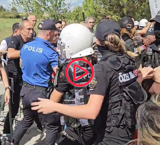 Polonez işçilerine polis saldırdı: Altı işçi yaralandı