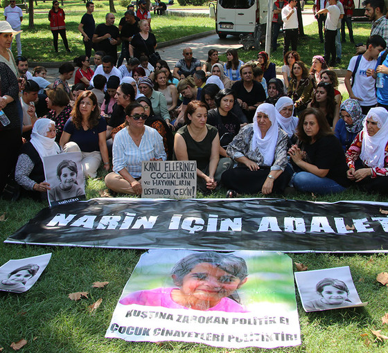 Narin için Diyarbakır'da taziye kuruldu... Bucak: Başka Narinler ölmesin diye hep birlikte mücadele edeceğiz