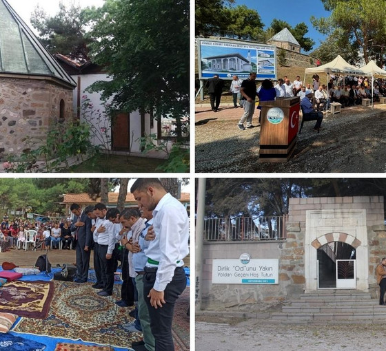 MHP'li belediye Alevi dergahı önüne cami temeli attı: '139 caminin olduğu ilçede bir dergaha tahammül yok'