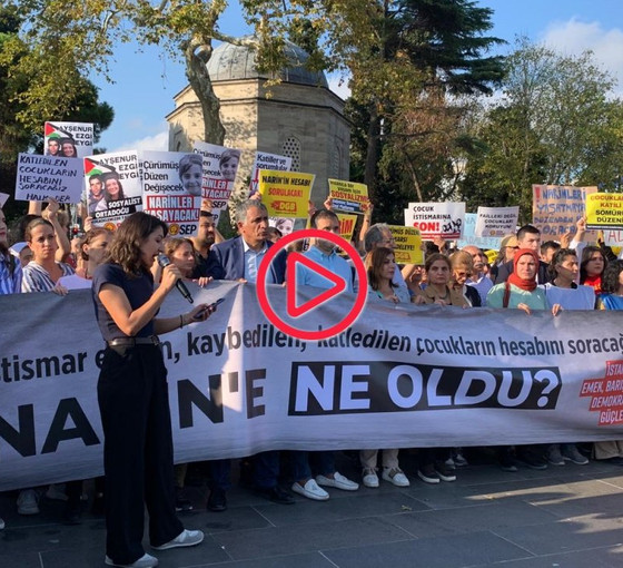 İstanbul’da ‘Narin Güran’ eylemi: 'Katilleri tanıyoruz, hesap soracağız'