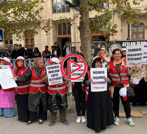 Polonez direnişi 61’inci gününde: İşçiler Çatalca Kaymakamlığı önünde