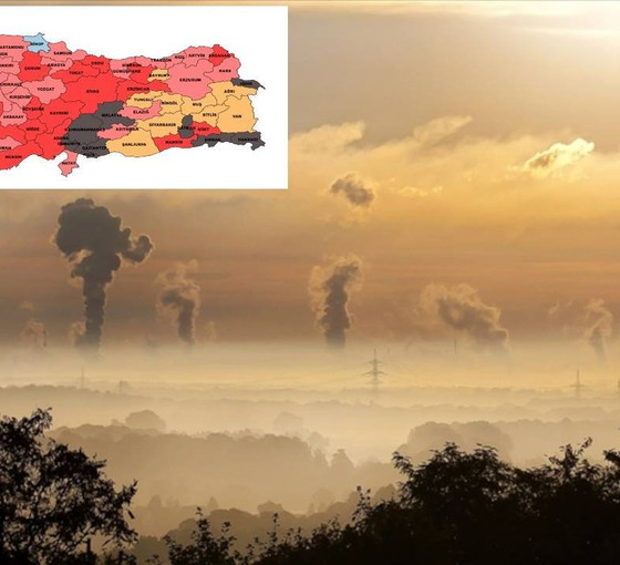 Türkiye'nin hava kalitesi karnesi: İşte havası en kirli 10 il