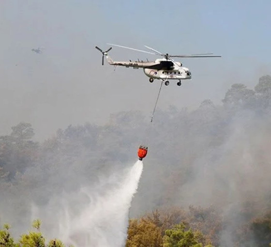 Pilotların ücreti ödenmedi, helikopterler yerde kaldı: Yangınlarda binlerce hektar kül oldu