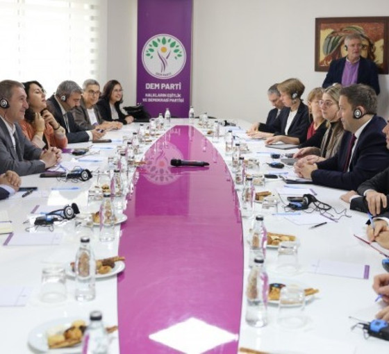 Alman Sosyal Demokrat Parti’den DEM Parti’ye ziyaret: Genel başkandan 'kayyım' tepkisi