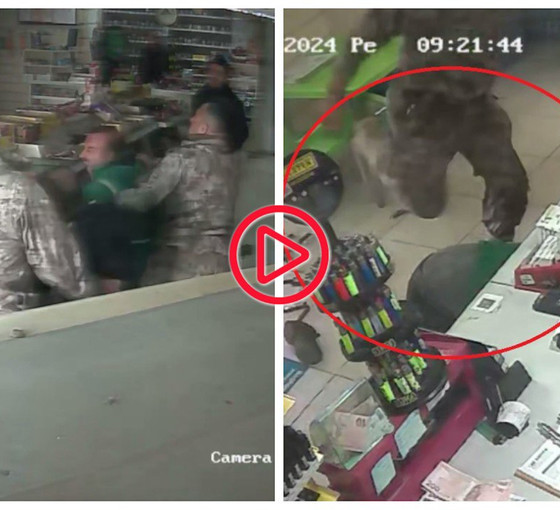 Özel harekat polisi, akaryakıt istasyonu çalışanını tekmeledi