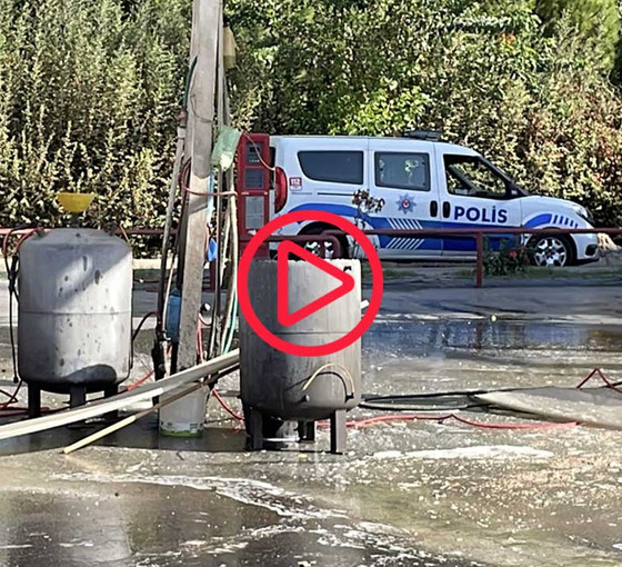 Aydın'da benzincide köpük tankı patladı: Üç işçi yaralı