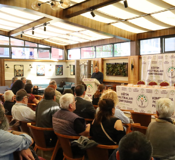 DEM Parti'nin 'Eğitim Politikaları Konferansı' sona erdi