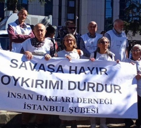 İHD'den İsrail Konsolosluğu önünde BM'ye çağrı: Soykırımı durdur