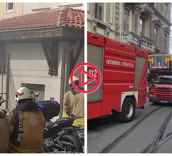 Beyoğlu Belediyesi'nde trafo patladı, bina boşaltıldı