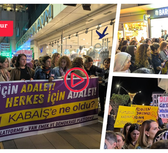 Kadınlar, Van'da Rojin Kabaiş için toplandı: Polis barikatı kaldırıldı, yürüyüş yapıldı