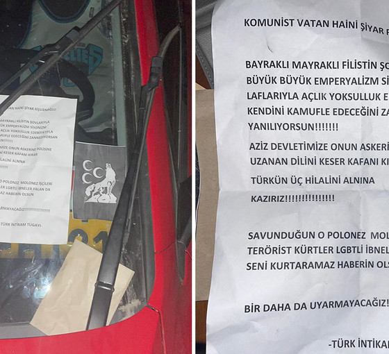 Avukat Rişvanoğlu'na Türk İntikam Tugayı'ndan tehdit: 'Polonez işçileri, Kürtler, LGBT'ler seni kurtaramaz'