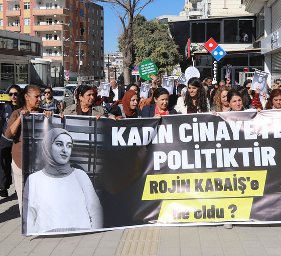 Van'da kadınlar Rojin Kabaiş için yürüdü: 'Rojin'e ne oldu?'