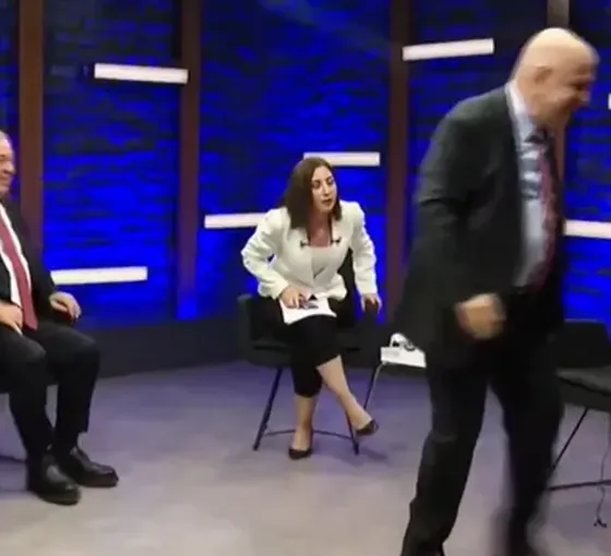 Ümit Özdağ canlı yayını terk etti: Benim CHP'den muhatabım Özgür Özel