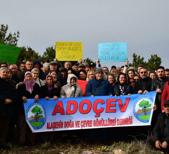 Alaşehir'de Koza Altın'ın antimon ocağına karşı mücadeleyi halk kazandı
