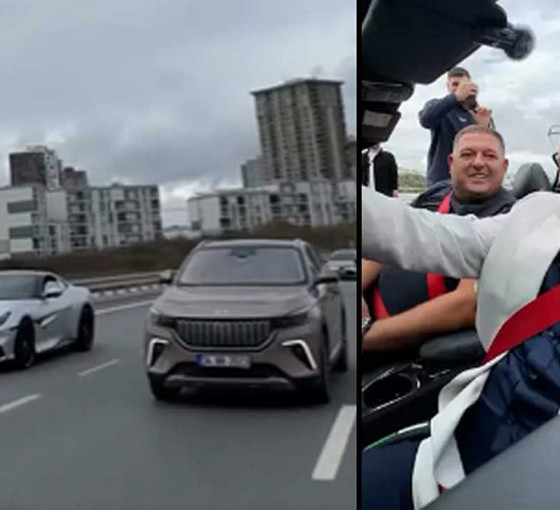 AKP’li belediye başkanı Ferrari ile yarıştı, tepki üzerine videoyu sildi