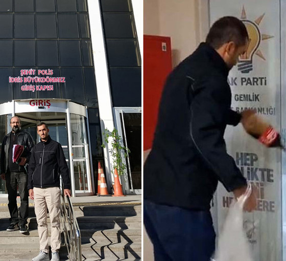 AKP binasına 'kola dökme davasında' ilk duruşma yapıldı: 'İsrail ile ticareti protesto ettim'