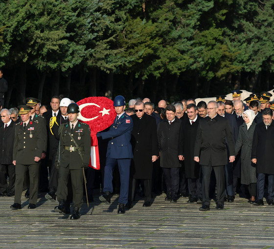 Atatürk ölümünün 86. yıl dönümünde anılıyor: Anıtkabir'de resmi tören düzenlendi