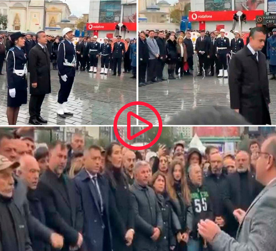 Esenyurt kayyımı Can Aksoy 10 Kasım töreninde yuhalandı