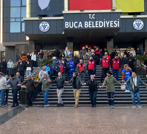 Buca Belediyesi’nde grev başladı