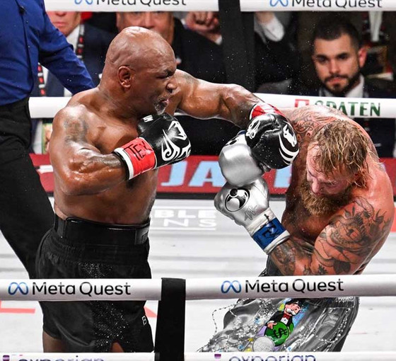 Jake Paul, ağır sıklet boks müsabakasında Mike Tyson'ı mağlup etti