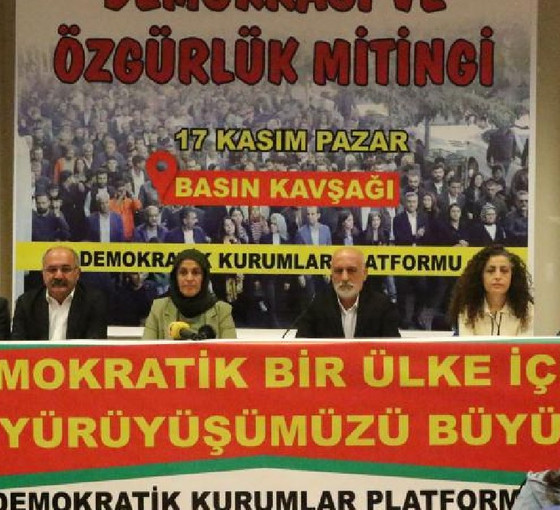Batman’daki ‘Demokrasi ve Özgürlük’ mitinginin programı belli oldu