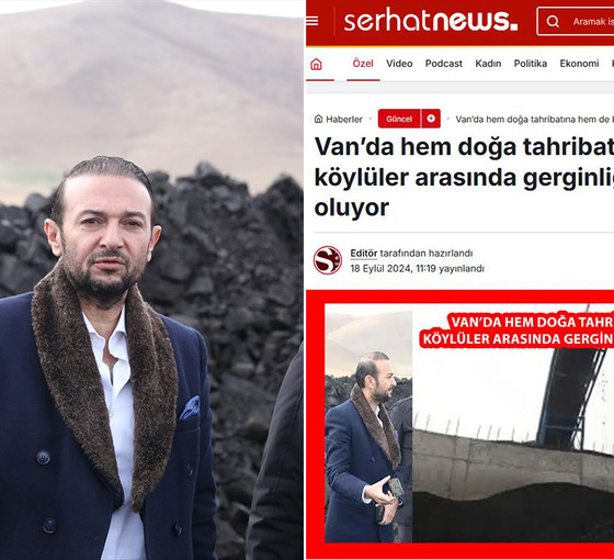 Serhat News'in maden haberine soruşturma... AKP'li Ürüm'ün avukatı haberi 'dolu silaha' benzetti