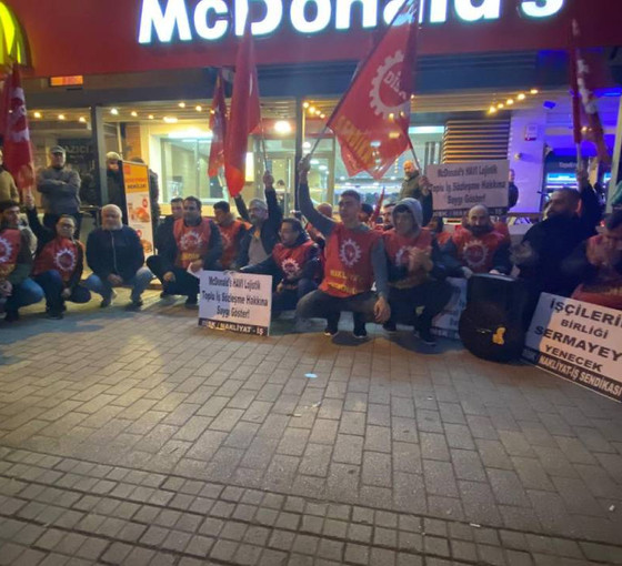 Nakliyat İş'ten McDonald's'ı boykot çağrısı: 'İtirazı geri çekin, toplu sözleşme sürecini başlatın'