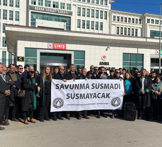 Adana'da gözaltılar protesto edildi: 'İktidarın yargı eliyle demokrasiye doğrudan bir saldırısı'