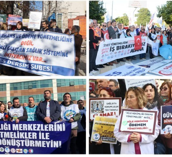 Aile hekimleri 5 günlük iş bırakma eylemi başlattı