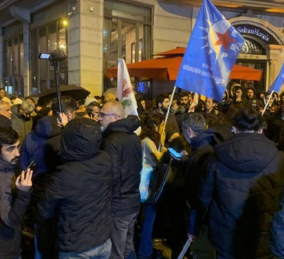 Şişhane Meydanı’nda Rojava protestosu: 50'ye yakın gözaltı